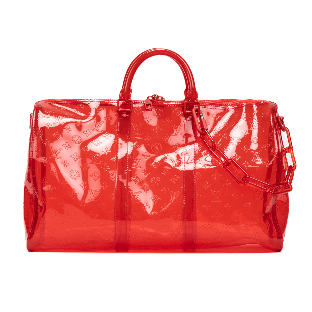 Louis Vuitton Ltd. Ed. Virgil Abloh Keepall Monogram Prism 50